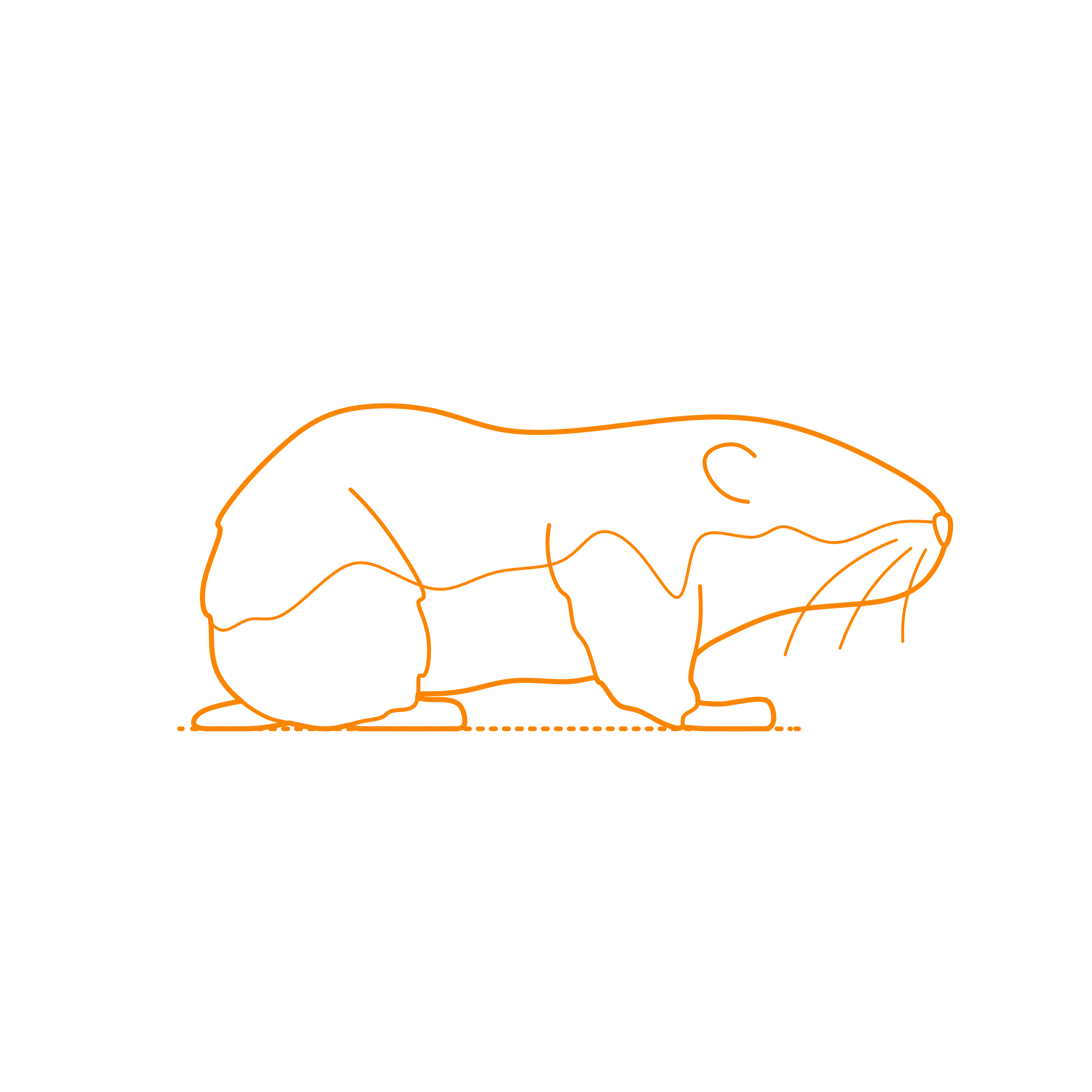 Animals Rodents Norway Lemming Stencil Svg Vector Free Vectors